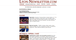 Desktop Screenshot of lyon-newsletter.com