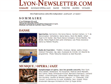 Tablet Screenshot of lyon-newsletter.com